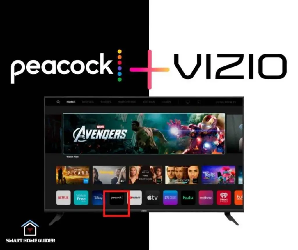 Peacock TV on Vizio