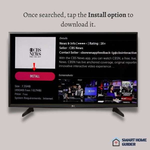 Install Apps on LG Smart TV 4 1