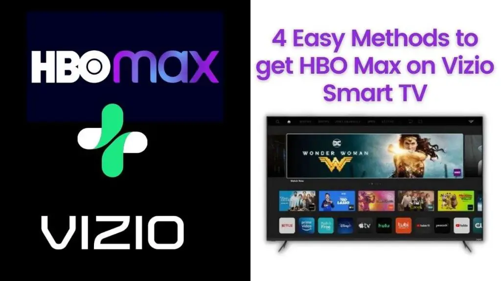 Methods to get HBO Max on Vizio Smart TV 1